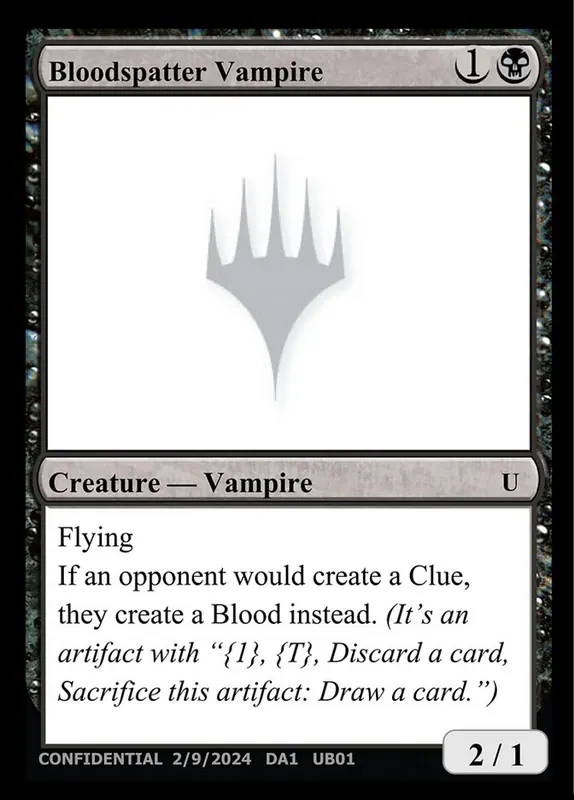 Bloodspatter Vampire [Unknown Event]