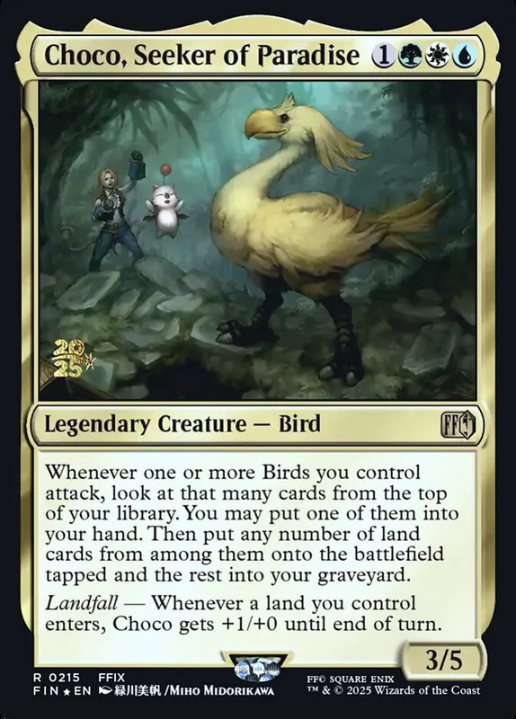 Choco, Seeker of Paradise [Final Fantasy Promos]