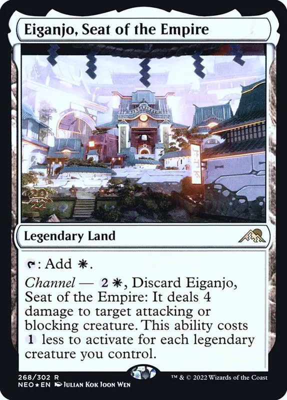 Eiganjo, Seat of the Empire [Kamigawa: Neon Dynasty Promos]