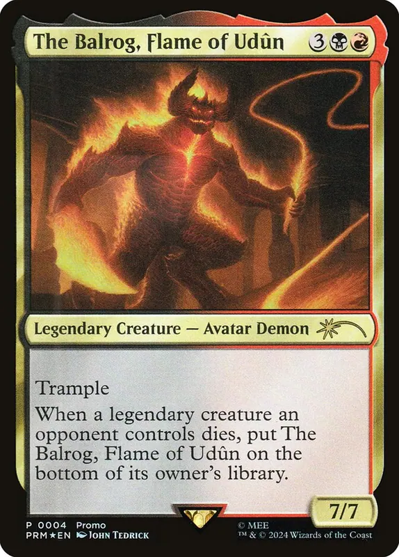 The Balrog, Flame of Udûn [Tales of Middle-earth Deluxe Commander Kit]