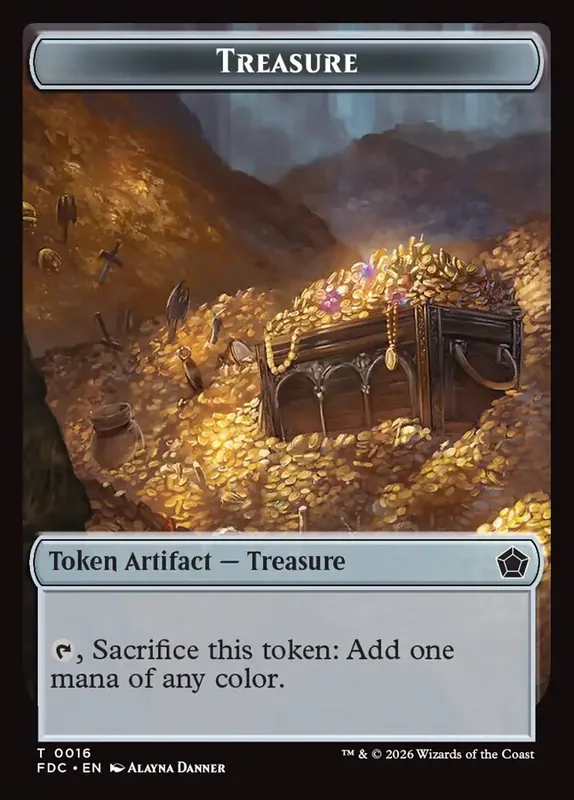 Treasure [Foundations Commander Tokens]