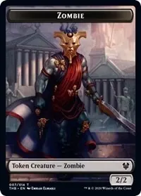 Zombie // Satyr Double-Sided Token [Theros Beyond Death Tokens]