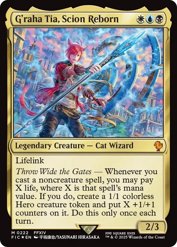 G'raha Tia, Scion Reborn (Surge Foil) [FINAL FANTASY Commander]