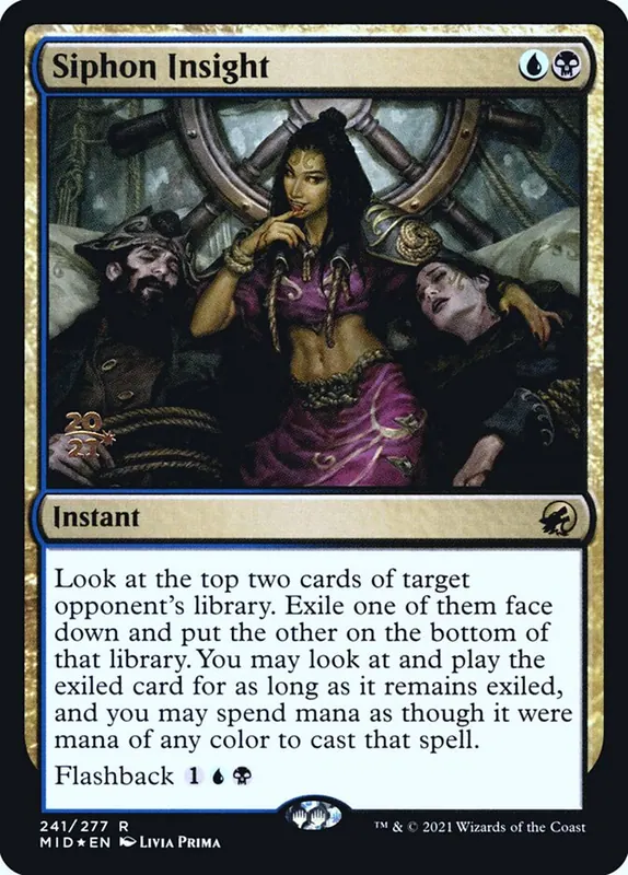 Siphon Insight [Innistrad: Midnight Hunt Promos]