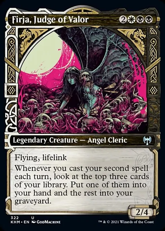 Firja, Judge of Valor (Showcase) [Kaldheim]