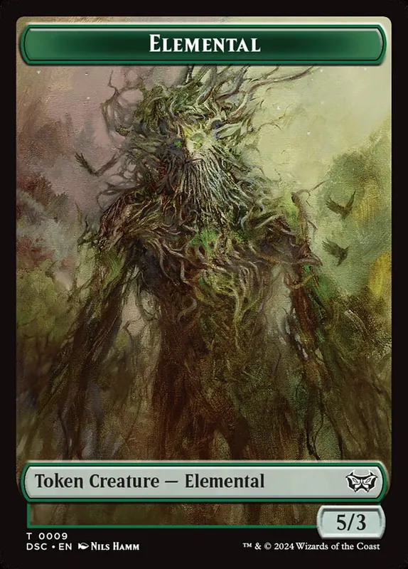 Elemental [Duskmourn Commander Tokens]