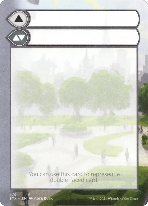 Double-Faced Substitute Card [Strixhaven: School of Mages Substitute Cards]