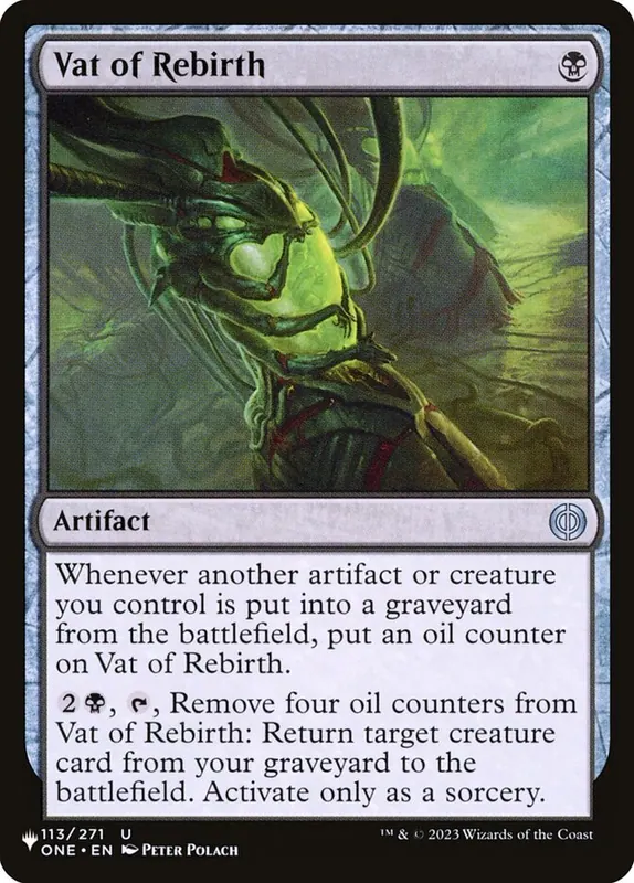 Vat of Rebirth [The List]