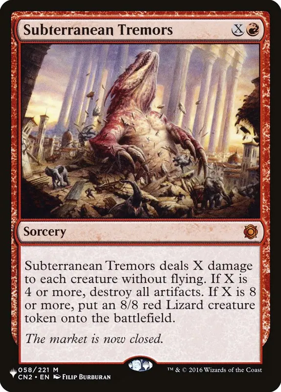 Subterranean Tremors [The List]