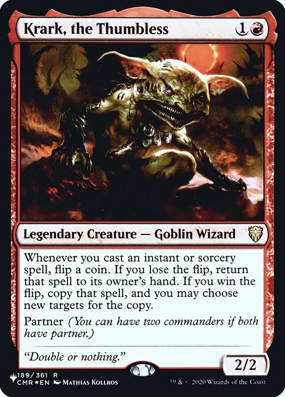 Krark, the Thumbless [The List]