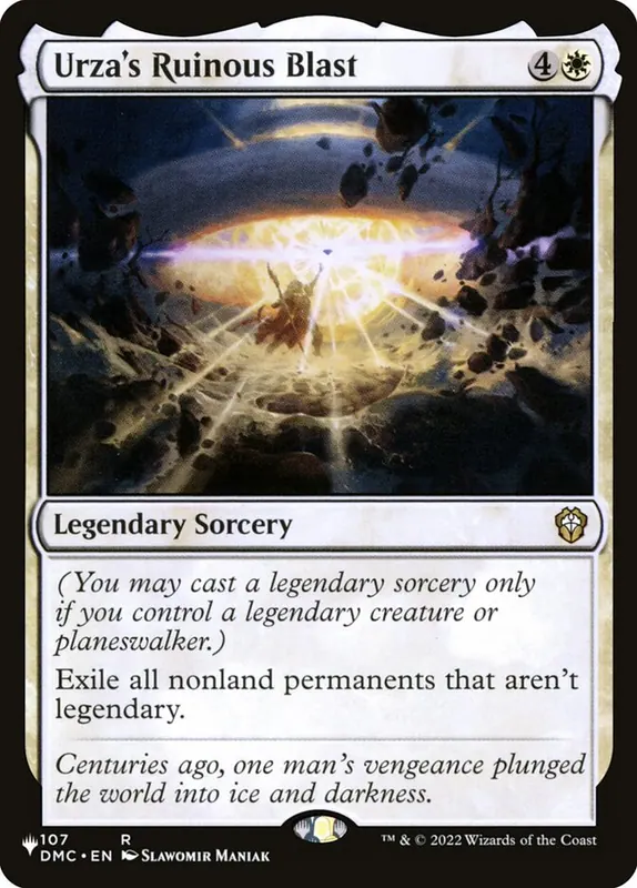 Urza's Ruinous Blast [The List]