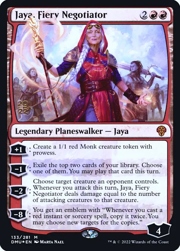 Jaya, Fiery Negotiator [Dominaria United Promos]