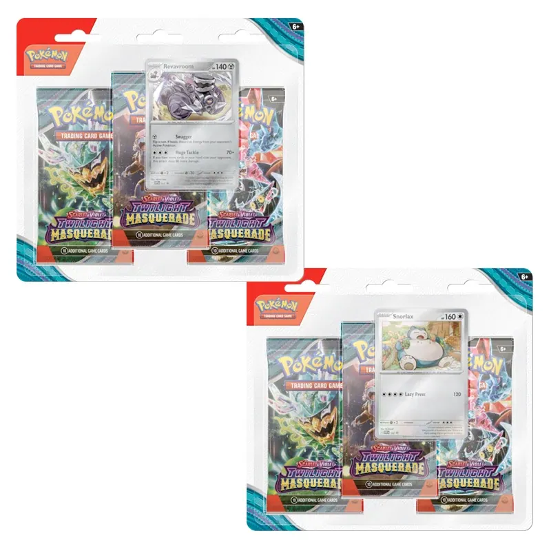 Pokémon - Scarlet & Violet Twilight Masquerade - 3-Pack Blister - Ingles
