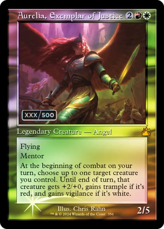 Aurelia, Exemplar of Justice [Ravnica Remastered]