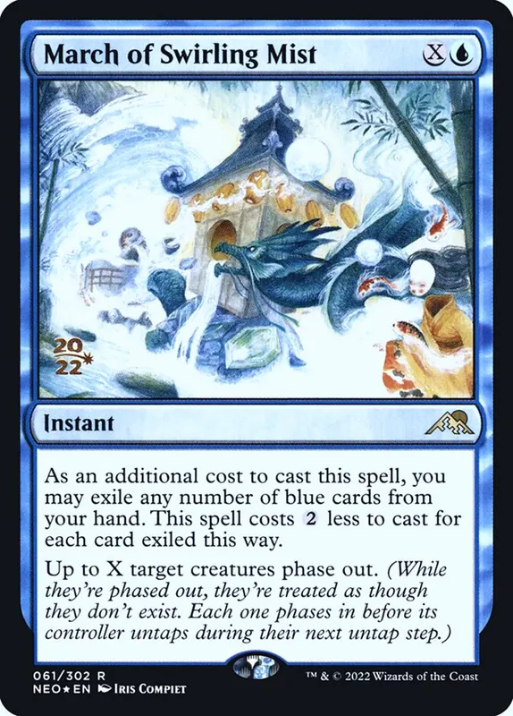 March of Swirling Mist [Kamigawa: Neon Dynasty Promos]