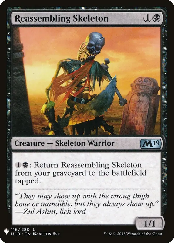 Reassembling Skeleton [The List]