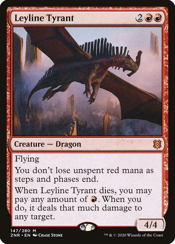 Leyline Tyrant [Zendikar Rising] - Español