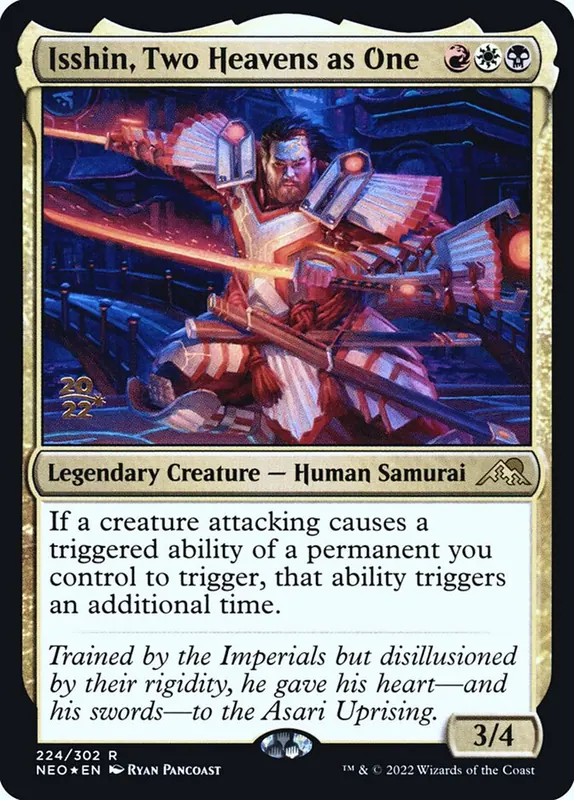 Isshin, Two Heavens as One [Kamigawa: Neon Dynasty Promos]