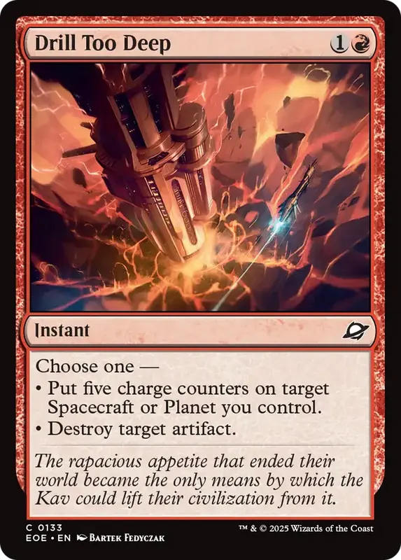 Drill Too Deep [Edge of Eternities]