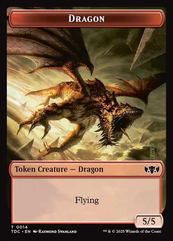 Dragon [Tarkir: Dragonstorm Commander Tokens]