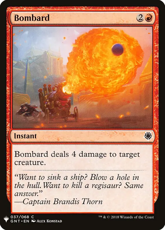 Bombard [The List]
