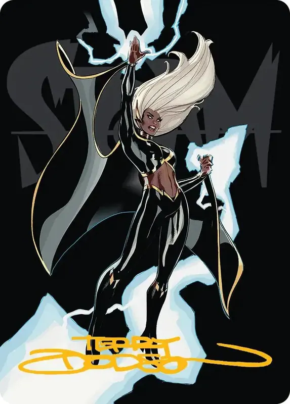 Storm, Windrider Art Card (Gold-Stamped Signature) [Marvel Super Heroes Art Series]