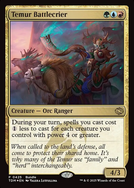 Temur Battlecrier [Tarkir: Dragonstorm]