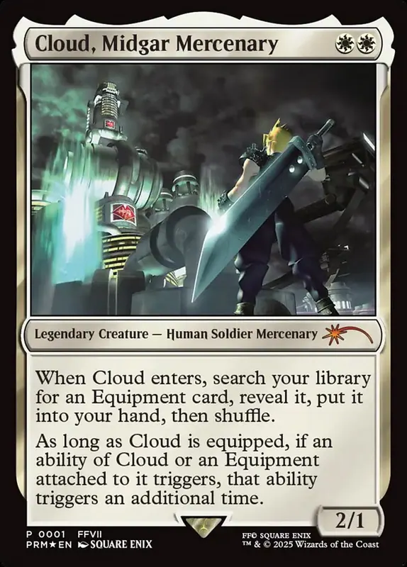 Cloud, Midgar Mercenary [Media and Collaboration Promos]