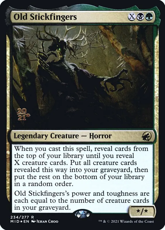 Old Stickfingers [Innistrad: Midnight Hunt Promos]