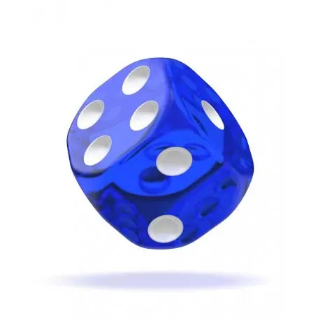 OAKIE DOAKIE DICE DADOS D6 12 MM TRANSLUCENT - BLUE (36)
