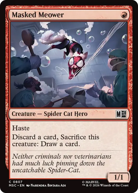 Masked Meower [Marvel Super Heroes Commander]