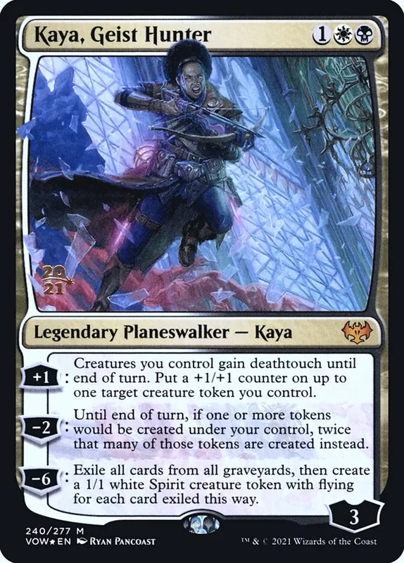 Kaya, Geist Hunter [Innistrad: Crimson Vow Promos]
