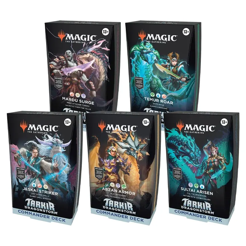 MTG - Tarkir Dragonstorm – Pack Commander Decks – Ingles