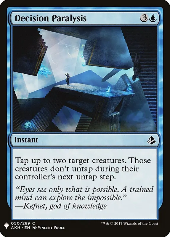 Decision Paralysis [The List]