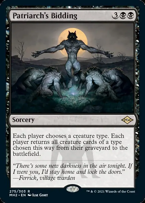 Patriarch's Bidding [Modern Horizons 2] - Español