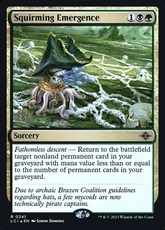 Squirming Emergence [The Lost Caverns of Ixalan Promos]