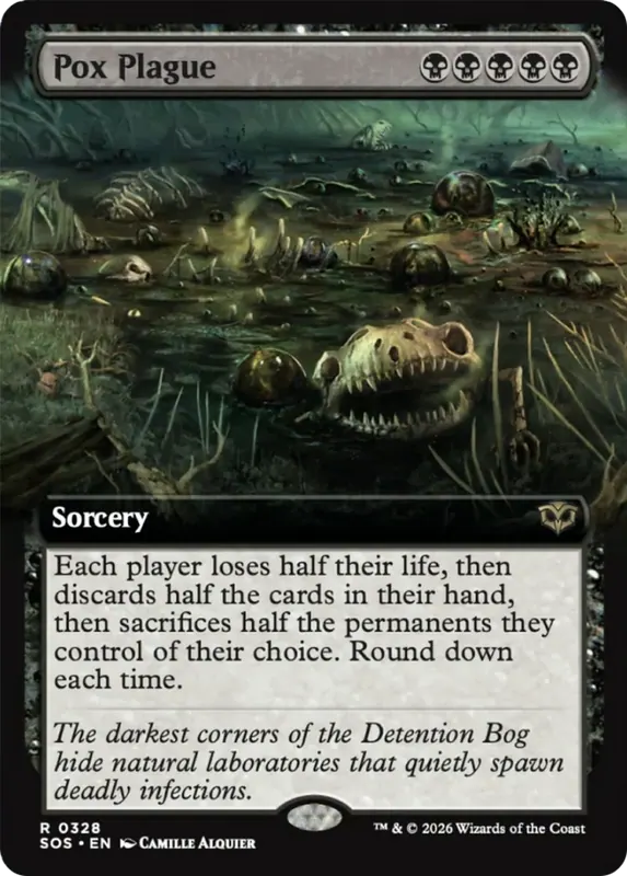 Pox Plague (Extended Art) [Secrets of Strixhaven]