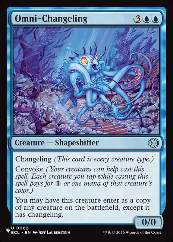 Omni-Changeling [The List]