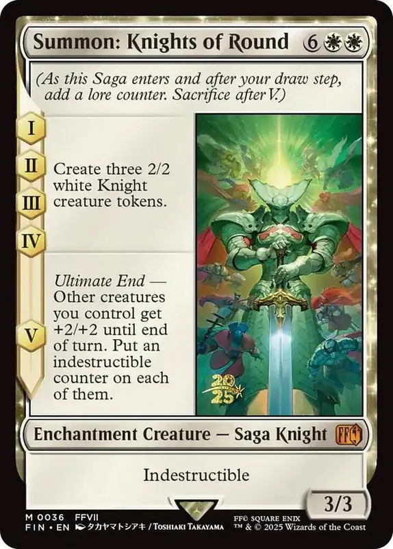 Summon: Knights of Round [Final Fantasy Promos]