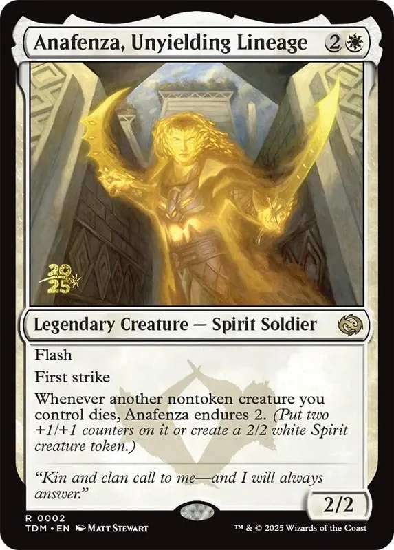 Anafenza, Unyielding Lineage [Tarkir: Dragonstorm Prerelease Promos]