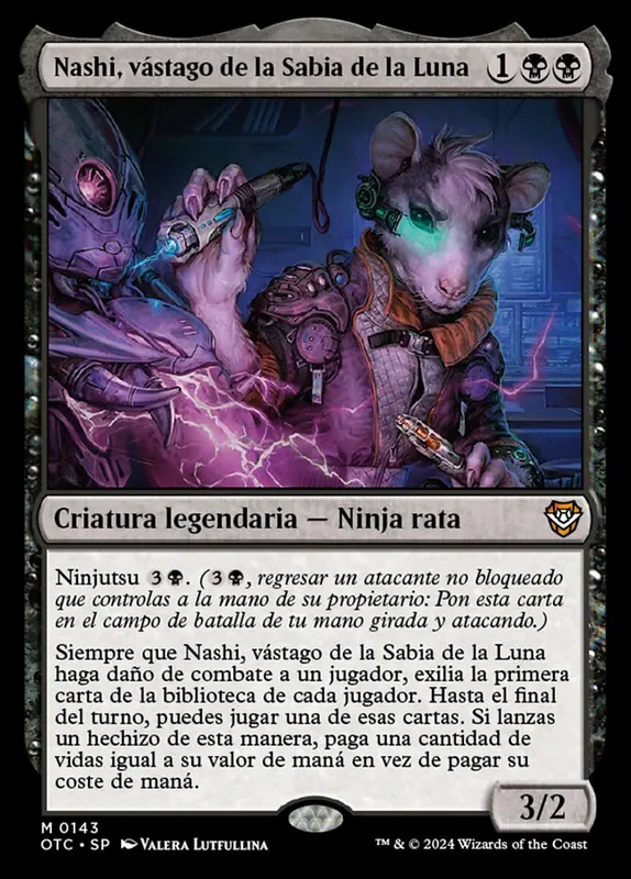 Nashi, Moon Sage's Scion [Outlaws of Thunder Junction Commander] - Español