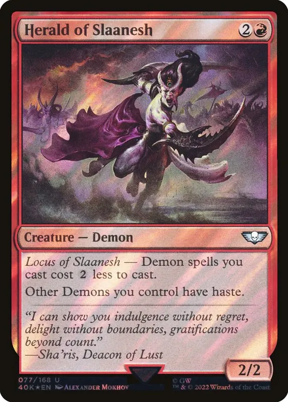Herald of Slaanesh [Warhammer 40,000 Commander]