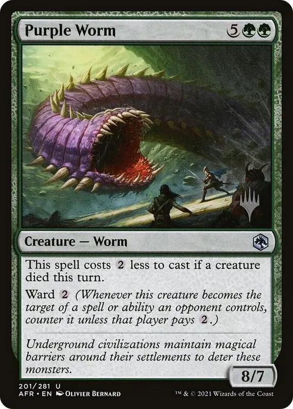 Purple Worm [Adventures in the Forgotten Realms Promos]