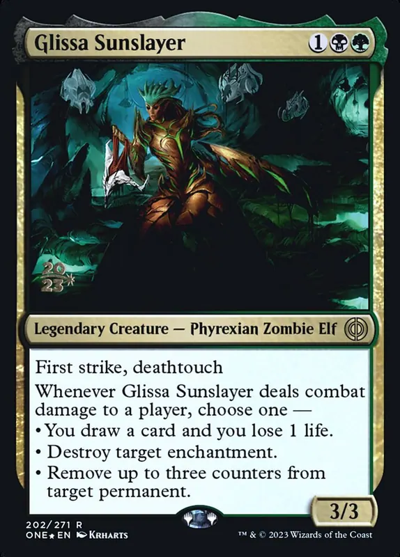 Glissa Sunslayer [Phyrexia: All Will Be One Promos]
