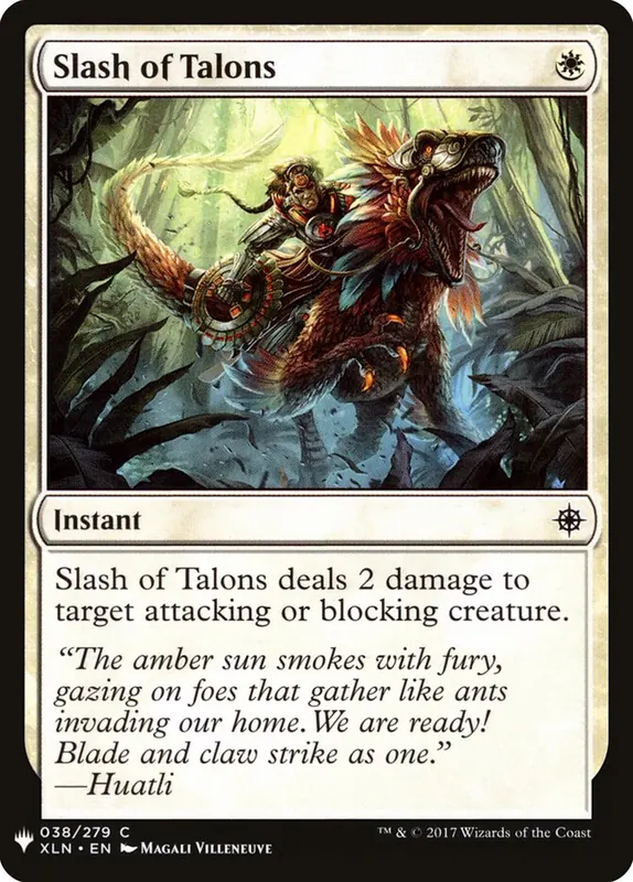 Slash of Talons [The List]