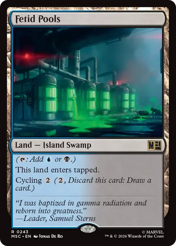 Fetid Pools (Surge Foil) [Marvel Super Heroes Commander]