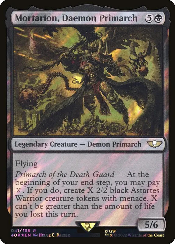 Mortarion, Daemon Primarch [Warhammer 40,000 Commander]