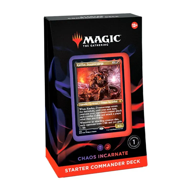 Mtg Starter Commander Deck Chaos Incarnate - Ingles