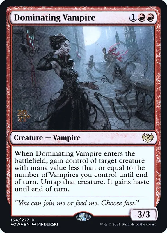 Dominating Vampire [Innistrad: Crimson Vow Promos]