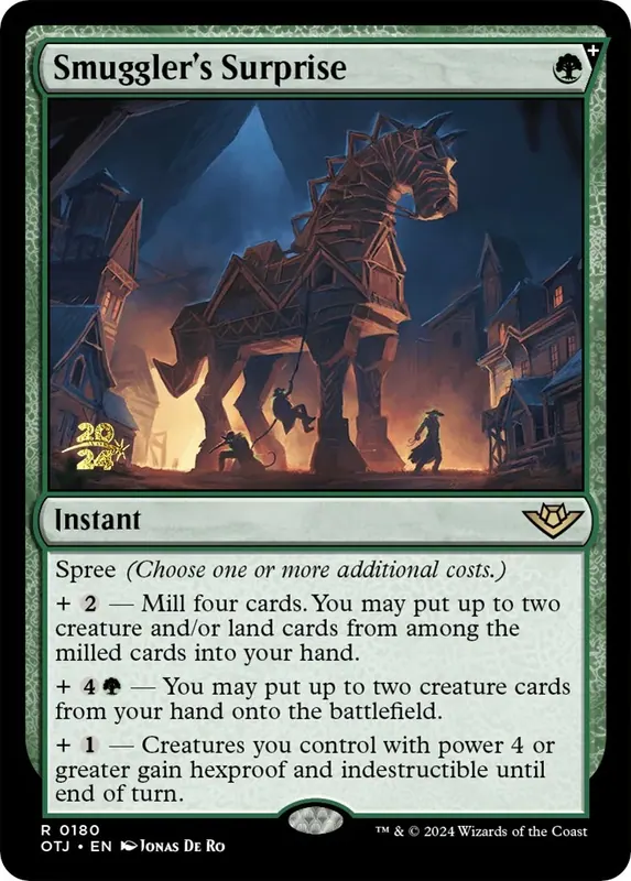 Smuggler's Surprise - Español [Outlaws of Thunder Junction Prerelease Promos]
